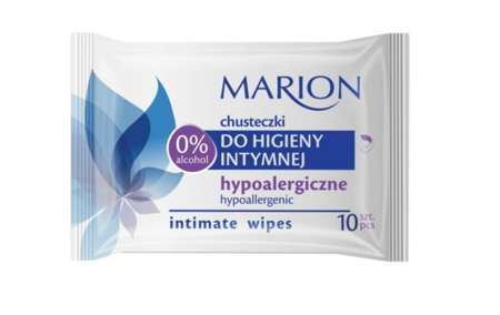 Marion Chusteczki do higieny intymnej 10 sztuk Hipoalergiczne